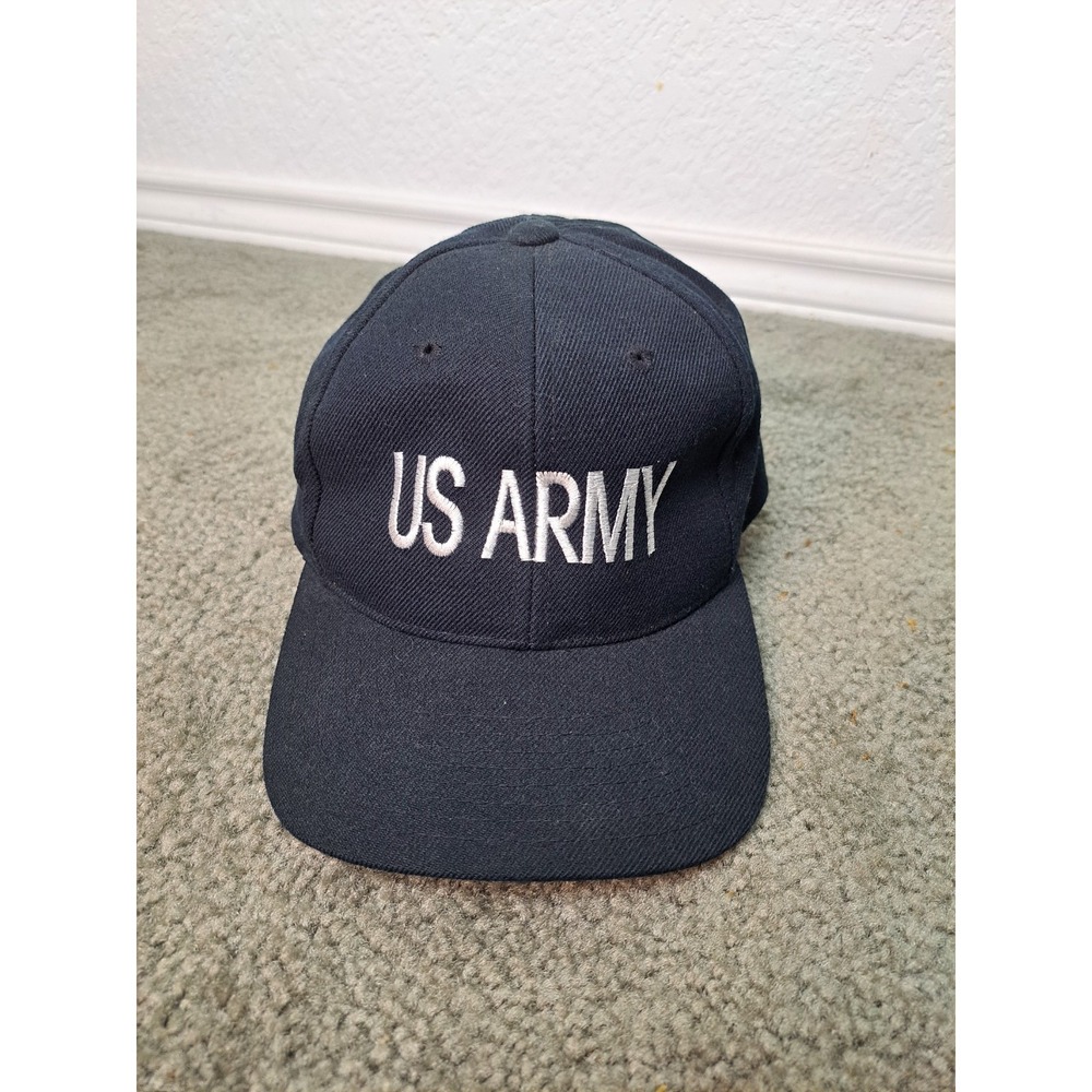 US Army Kee & Ed Black Ball Cap Hat Snapback Adjustable NWOT